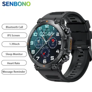 SENBONO Rugged Military Smart Watch