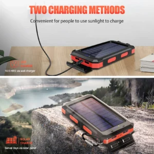 30000mAh Solar Power Bank